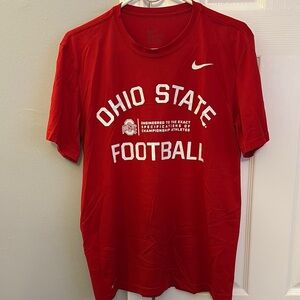 Nike Ohio State Football Red T-Shirt
